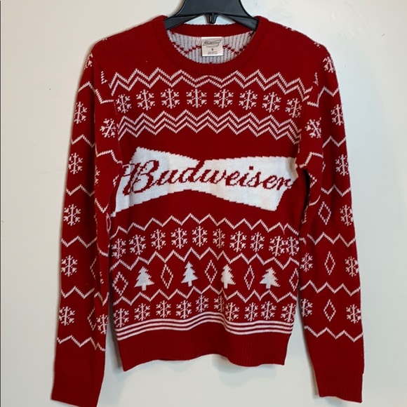 Budweiser Classic Ugly Christmas Sweater - Picture 4 of 12